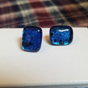 Glass handmade earrings